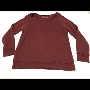 Nollie oversized maroon sweater Small